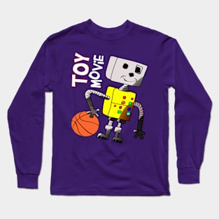 KJ's (The Toy Movie Robot) Bros Basketball Squad Warmup Jersey Long Sleeve T-Shirt